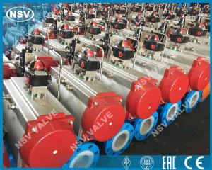 Pneumatischer Antrieb Schwimmkugelhahn