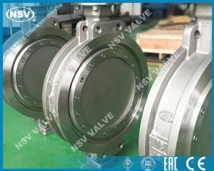 Dreifaches exzentrisches Wafer-Absperrventil