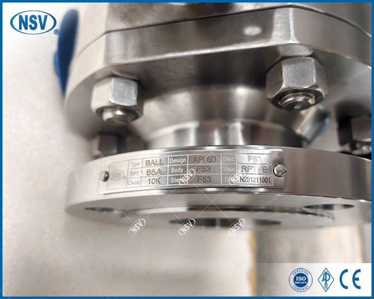 F53 Super Duplex Stainless Steel Ball Valve factory