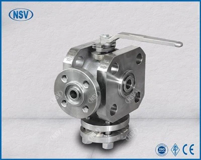 Ummantelter Wafer-Kugelhahn