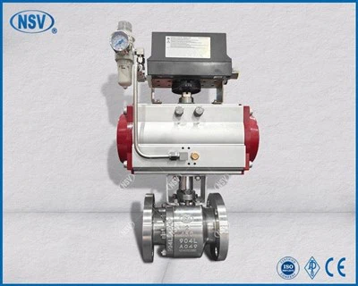 Pneumatischer Kugelhahn F904L